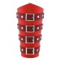 Leather Waxed Cycling Belt Buckle Bracers