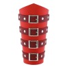 Leather Waxed Cycling Belt Buckle Bracers