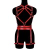 Leather Body Suit Steam Punk Garment