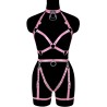 Steam Punk Leather Bondage Fetish Women Body Harness