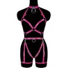 Steam Punk Leather Bondage Fetish Women Body Harness