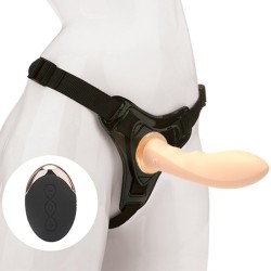 Screw Strap-On Dildo Vibrator