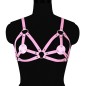 Leather Bra With Nipple Cover