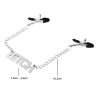 Nipple Clamp With Chain - Bitch
