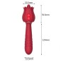 Rose Thrusting &amp; Licking Vibrator