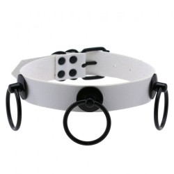 Black Circle Ring Choker