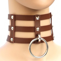 Three Row Choker Collar