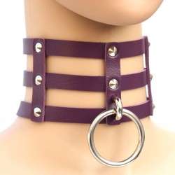 Three Row Choker Collar