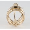 Gold Metal Chastity Cage Device