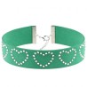 Diamond Rhinestone Love Flannel Collar