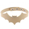 Little Devil PU Leather Bat Wing Collar
