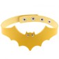 Little Devil PU Leather Bat Wing Collar