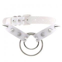 Double Ring Spiked Stud nCollar