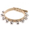 Bell PU Leather Collar