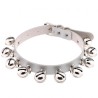 Bell PU Leather Collar
