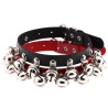Bell PU Leather Collar