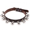 Bell PU Leather Collar