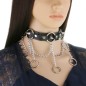 Punk Circle Spikes Collar