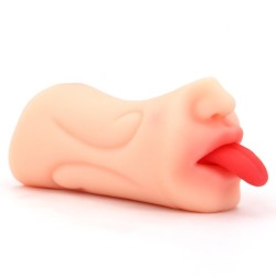 Double Hole Oral &amp; Vaginal Stroker