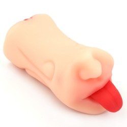 Double Hole Oral &amp; Vaginal Stroker