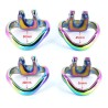 Rainbow Male Metal Chastity Cage HTV3