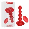 Rose Rotating Beads Anal Butt Plug