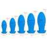 Dragon Egg Soft Silicone Butt Plug - Blue Color