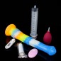 Triple Function Squirting Luminous Dildo - 01