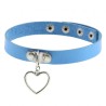 Cutout Heart Pendant Choker