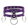 Double Row Circle Choker Necklace