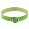 Punk Goth Round Leather Collar