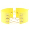 Coral Fleece Binding Collar - Golden