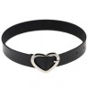 Heart Button Collar