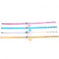 Square Pendant Neck Leather Collar - Laser