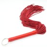 Ribbon Handle Leather Flogger