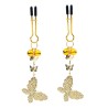 Golden Bohemia Ring Bell Pendant Nipple Clip