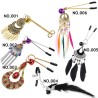 Scallop Feather Ethnic Tassel Nipple Clamp
