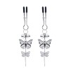 Scallop Snow Butterfly Leaf Bell Nipple Clip