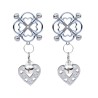 Multi Pendant Flour Leaf Clover Screwed Nipple Clamp