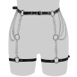 SM507 O Ring Chain Leg Strap Leather Body Harness