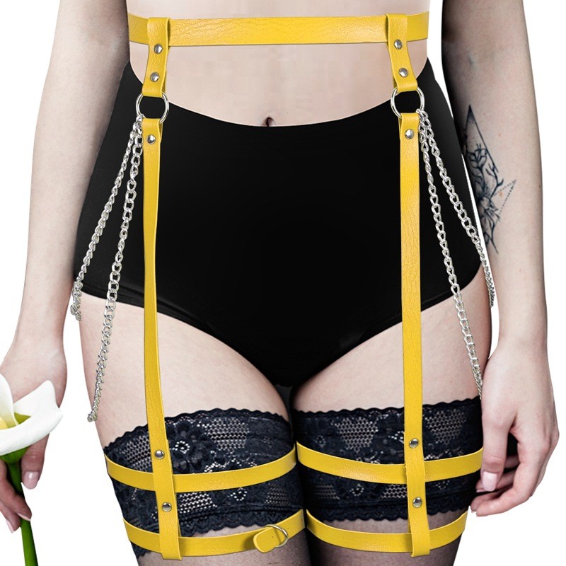 SM509 Chain Tassel Multi Layer Leg Strap With Waist Chain SM509 Chain Tassel Multi Layer Leg Strap With Waist Chain