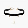 N322 Moon&amp;Star Velvet Collar