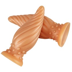 Spiral Cone Silicone Butt Plug