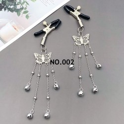 Butterfly Chain Tassel Nipple Clip