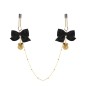 Bow Bell U Shape Nipple Clip Chain