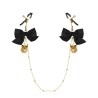 Ring Bell Bow Nipple Chain Clamp