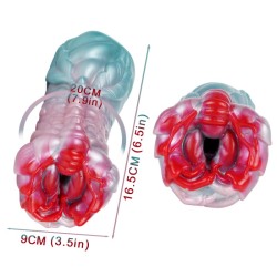 Soft Silicone Thorns Male Stroker - C