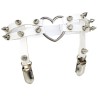 SM907 Riveted Spike Leg Ring Leather Garter