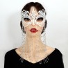 M101 Beaded Chain Long Tassel Hollow Blindfold Sexy Mask