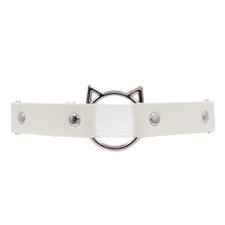 SM911 Hollow Cat Pendant Leg Ring